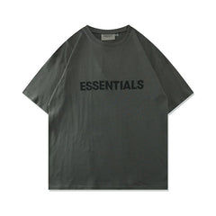 FOG Double Line ESSENTIALS American Trendy Brand Loose Cotton Short sleeved Men's Summer Casual Couple T-shirt Men (4)