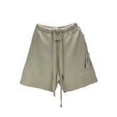 High quality FOG ESSENTIALS double line velvet letter men's pants, high street loose cotton shorts, summer