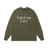 Fear Of God Essentials Fear Of God State Mock Neck Long Sleeve Tee