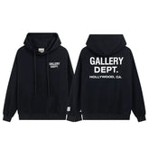 GALLERY DEPT HOLLYWOOD CA LOGO HOODIE BLACK