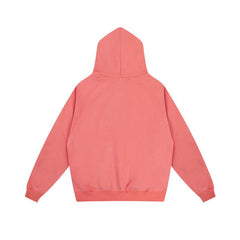 Fear of God Essentials Tonal Front Logo Pullover Hoodie Coral Pink