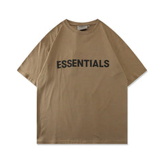 FOG Double Line ESSENTIALS American Trendy Brand Loose Cotton Short sleeved Men's Summer Casual Couple T-shirt Men (5)