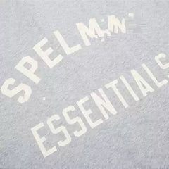 Fear of God Essentials Spelman Arch Letter Mock Neck Loose Short Sleeve T-Shirt