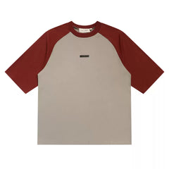 Fear of God Essentials Raglan Color Block Small Label Loose Crew Neck Short Sleeve T-Shirt