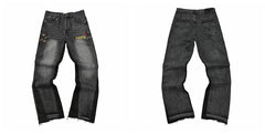 Gallery Dept Dark Washed Text Print Jeans