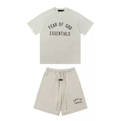 Fear Of God Essentials Logo T-Shirt & Shorts Set