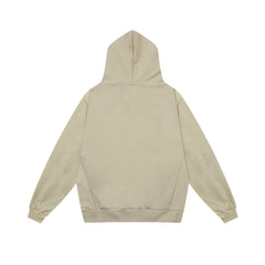 Fear Of God Essentials Classic Logo Pullover Hoodie – Neutral Tone Streetwear Style