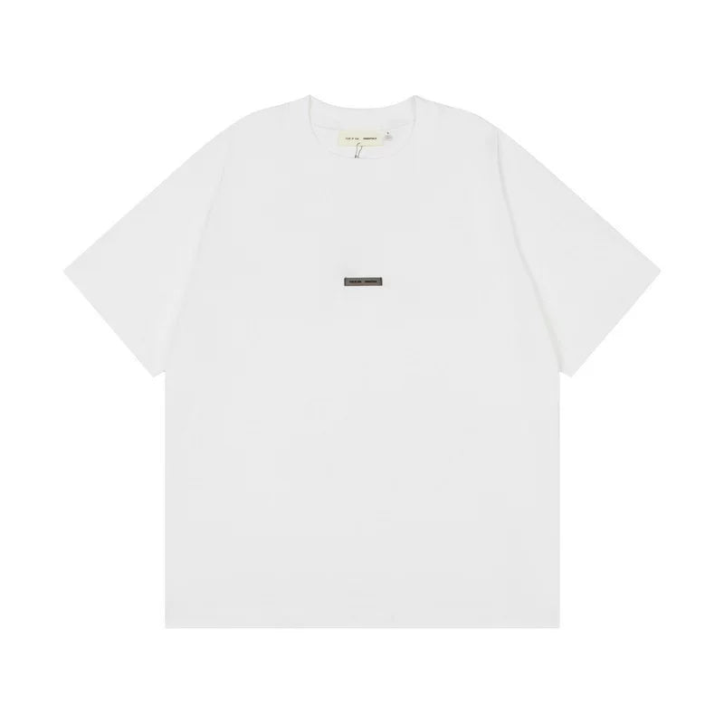 American fashion brand FOG ESSENTIALS double line letter front and back loose high street round neck short sleeved T-shirt for men and women in summer (1)
