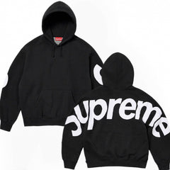 Supreme Black Big Back Arc Logo Hoodie