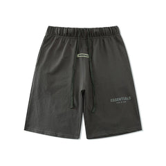 FEAR OF GOD ESSENTIALS double-line reflective high street loose sports casual men and women shorts trend (3)