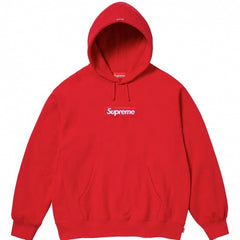 Supreme Red Box Logo Pullover Hoodie