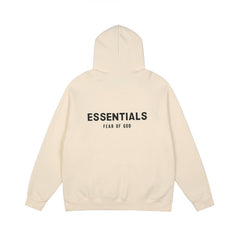 Fear Of God Essentials Cream Blank Raglan Sleeve Pullover Hoodie