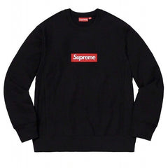 Supreme Black Box Logo Crewneck Sweatshirt