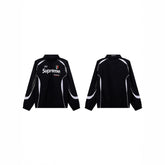 Cross border SUPREME collaboration Ducati racing jacket with zipper and cardigan, jacket with leg binding and casual pants set for men (1)