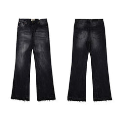 Gallery Dept Black Gradient‑Wash Flare Jeans