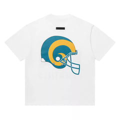 Fear of God Essentials x NFL RAMS Arch Letter Loose Crew Neck Short Sleeve T-Shirt
