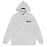Fear of God Essentials Small Chest Logo Pullover Hoodie Heather Gray