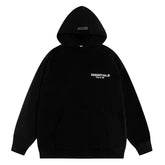 Fear of God Essentials New York Graphic Print Pullover Hoodie Black