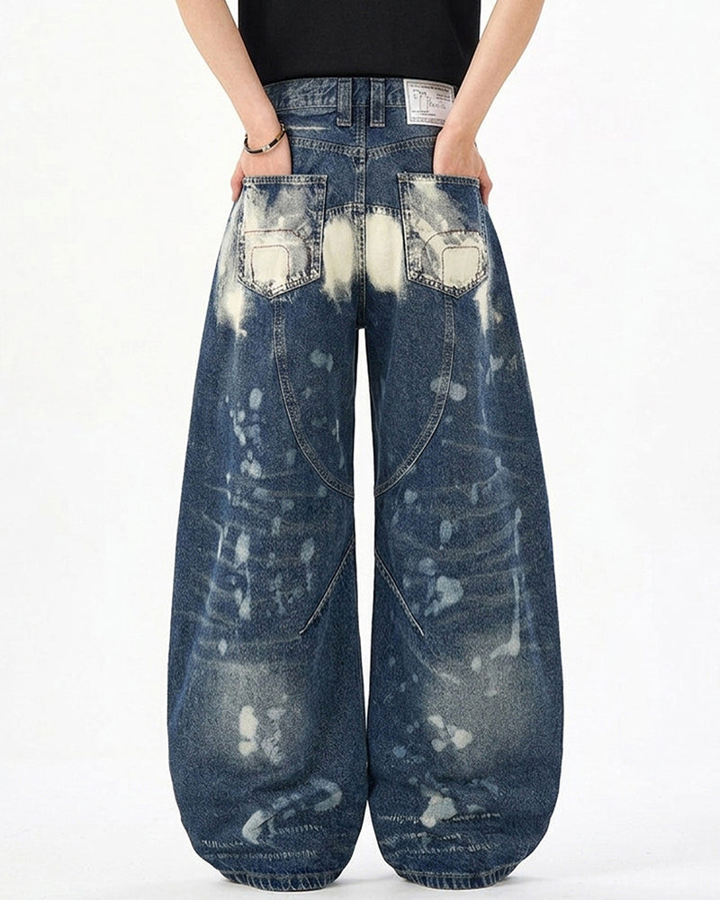 Casual curved jeans