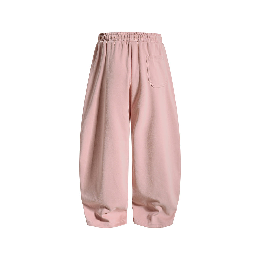Retro letter casual pants