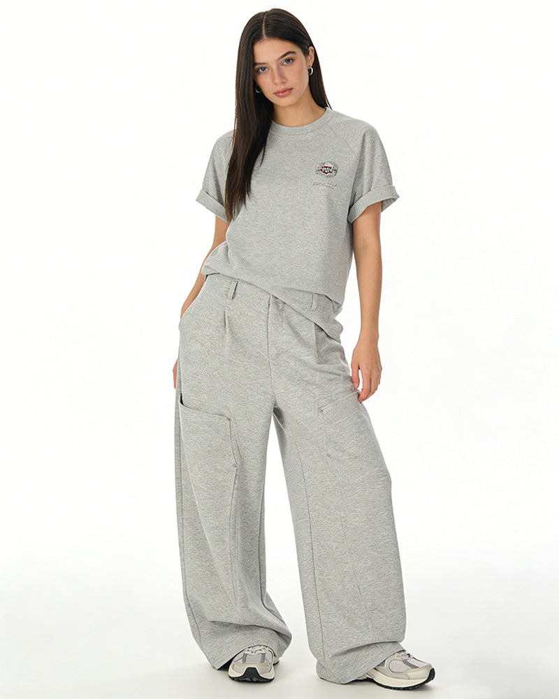 Loose Sweatpants with Rivets