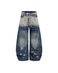 Casual curved jeans