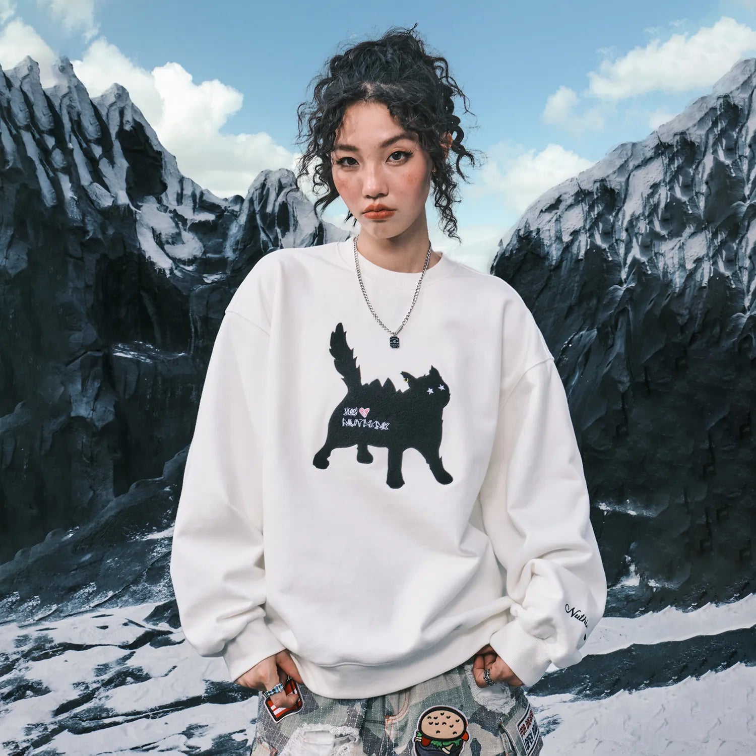 #NT-NU200#Classic Crewneck Casual Sweatshirt