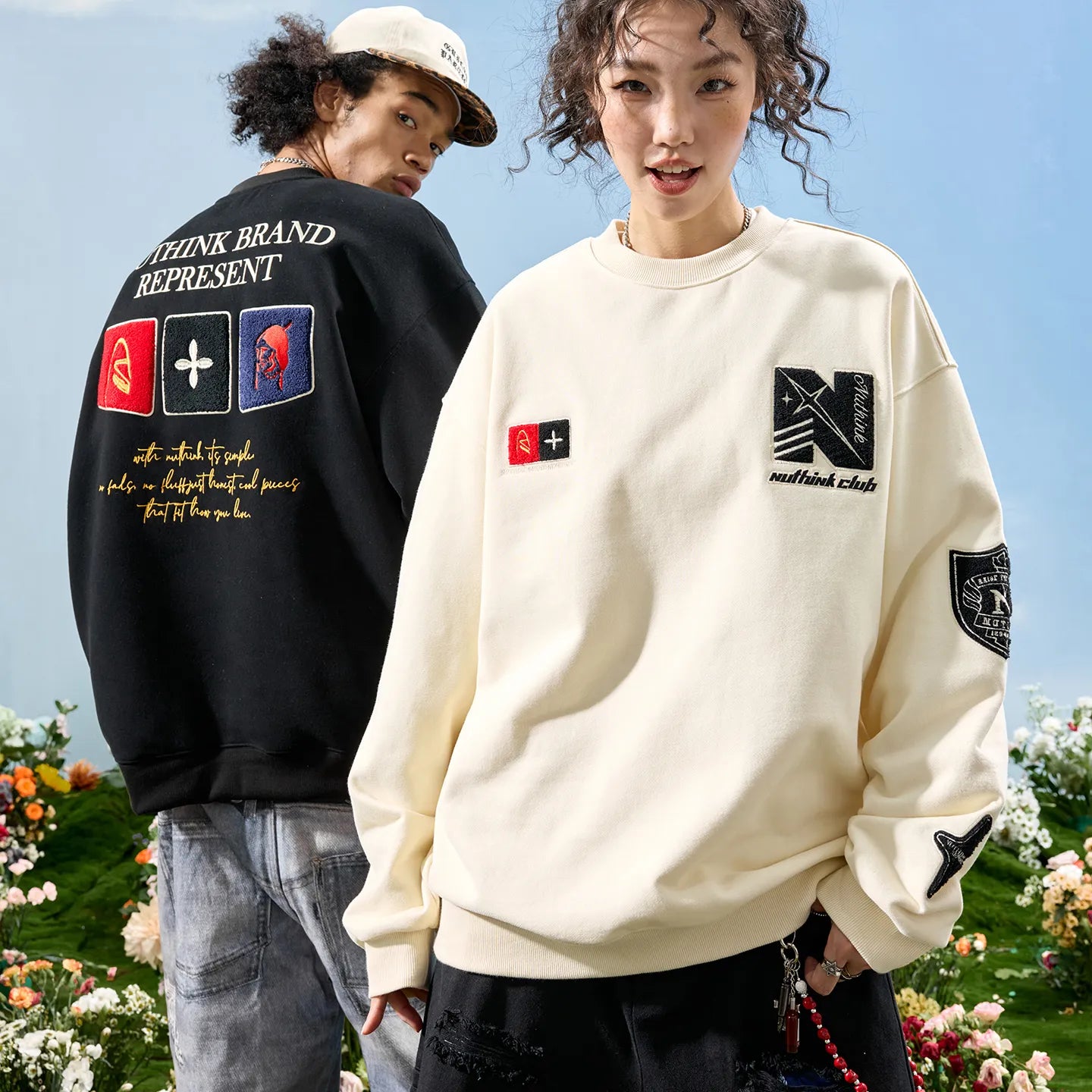 #NT-NU180#Classic Crewneck Casual Sweatshirt