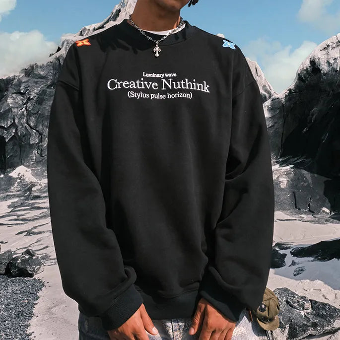 #NT-NU160#Classic Crewneck Casual Sweatshirt