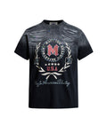 Distressed gradient short-sleeved T-shirt (women's)