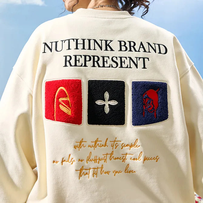 #NT-NU180#Classic Crewneck Casual Sweatshirt