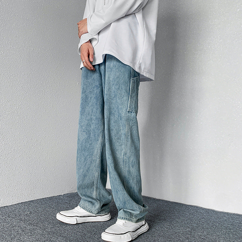 Men Jeans Hip Hop Hiphop Fall Winter Overalls