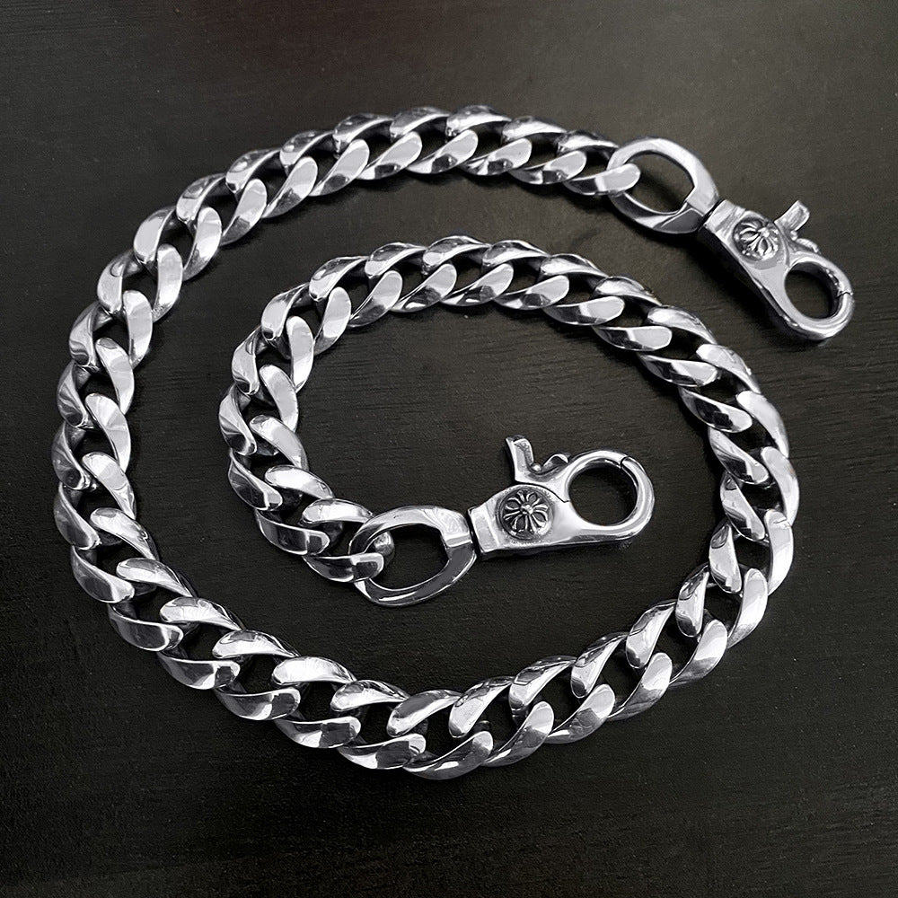 Chrome Hearts cross Cuba bold bag chain