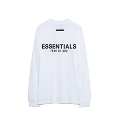 Fear Of God Essentials Back Logo Mock Neck Long Sleeve Tee