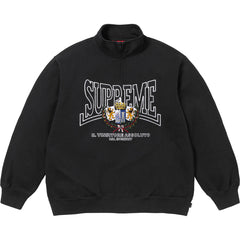 Supreme Crest Graphic Quarter‑Zip Sweatshirt