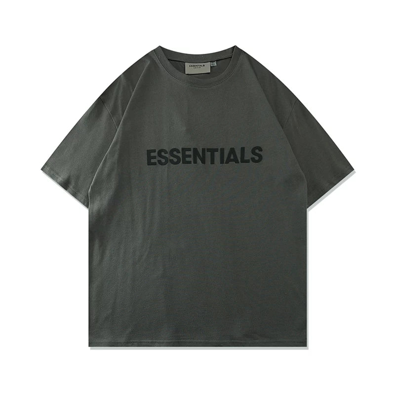 FOG Double Line ESSENTIALS American Trendy Brand Loose Cotton Short sleeved Men's Summer Casual Couple T-shirt Men (4)