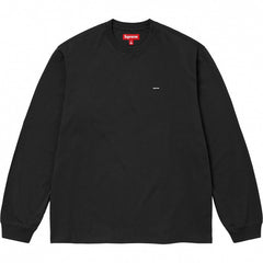 Supreme Small Box Logo Black Long‑Sleeve Top