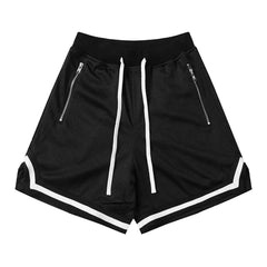 Fear Of God Essentials Graphic T-Shirt & Shorts Set – Black Contrast Streetwear Two Piece Outfit