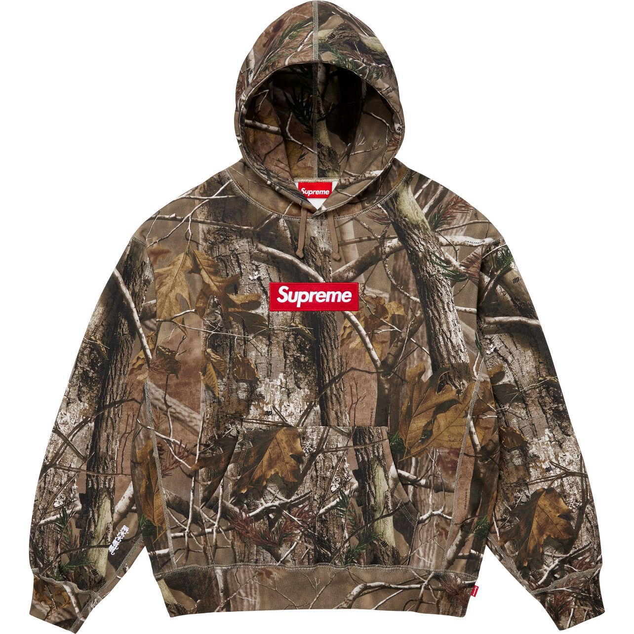 Supreme Realtree Camo Box Logo Pullover Hoodie