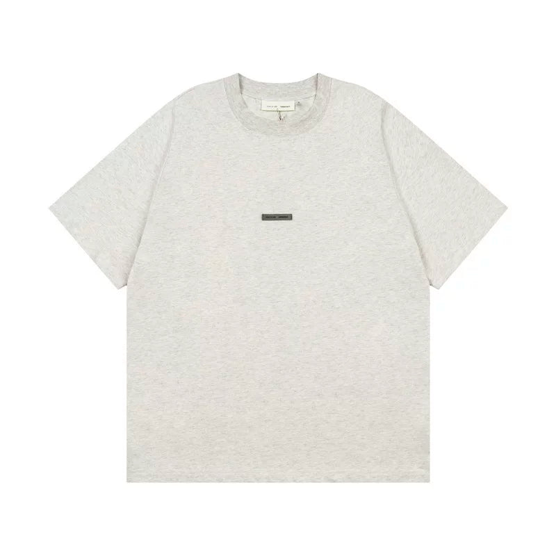 American fashion brand FOG ESSENTIALS double line letter front and back loose high street round neck short sleeved T-shirt for men and women in summer (4)