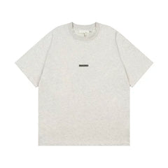 American fashion brand FOG ESSENTIALS double line letter front and back loose high street round neck short sleeved T-shirt for men and women in summer (4)