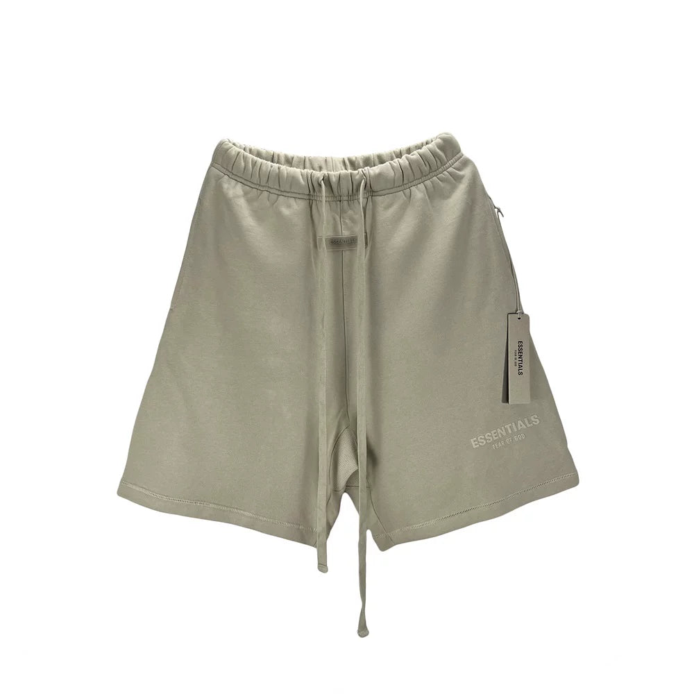 High quality FOG ESSENTIALS double line velvet letter men's pants, high street loose cotton shorts, summer