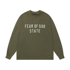Fear Of God Essentials Fear Of God State Mock Neck Long Sleeve Tee