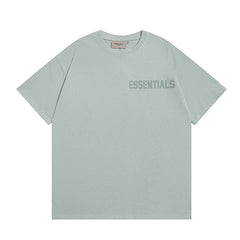 ESSENTIALS Double Line High Street American Loose Couple Trendy Brand FOG Pure Cotton T-shirt Short Sleeve Men's and Women's Summer Top (3)