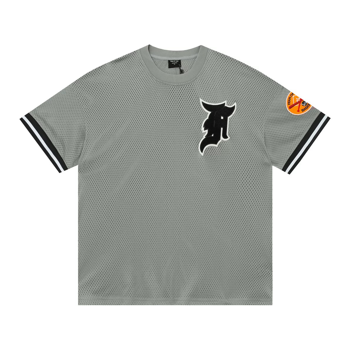 Fear Of God Essentials Graphic T-Shirt & Shorts Set – Grey Contrast Streetwear Two Piece Outfit