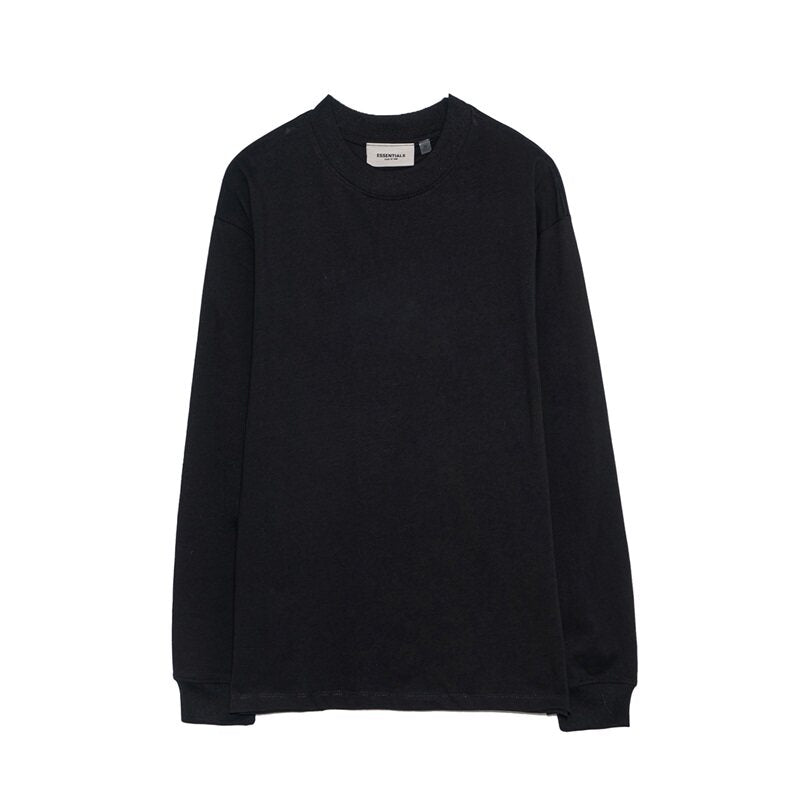Fear Of God Essentials Back Logo Mock Neck Long Sleeve Tee