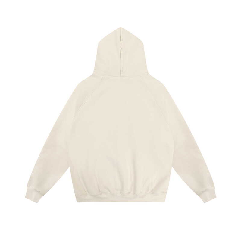 Fear of God Essentials Tonal Front Logo Pullover Hoodie Cream