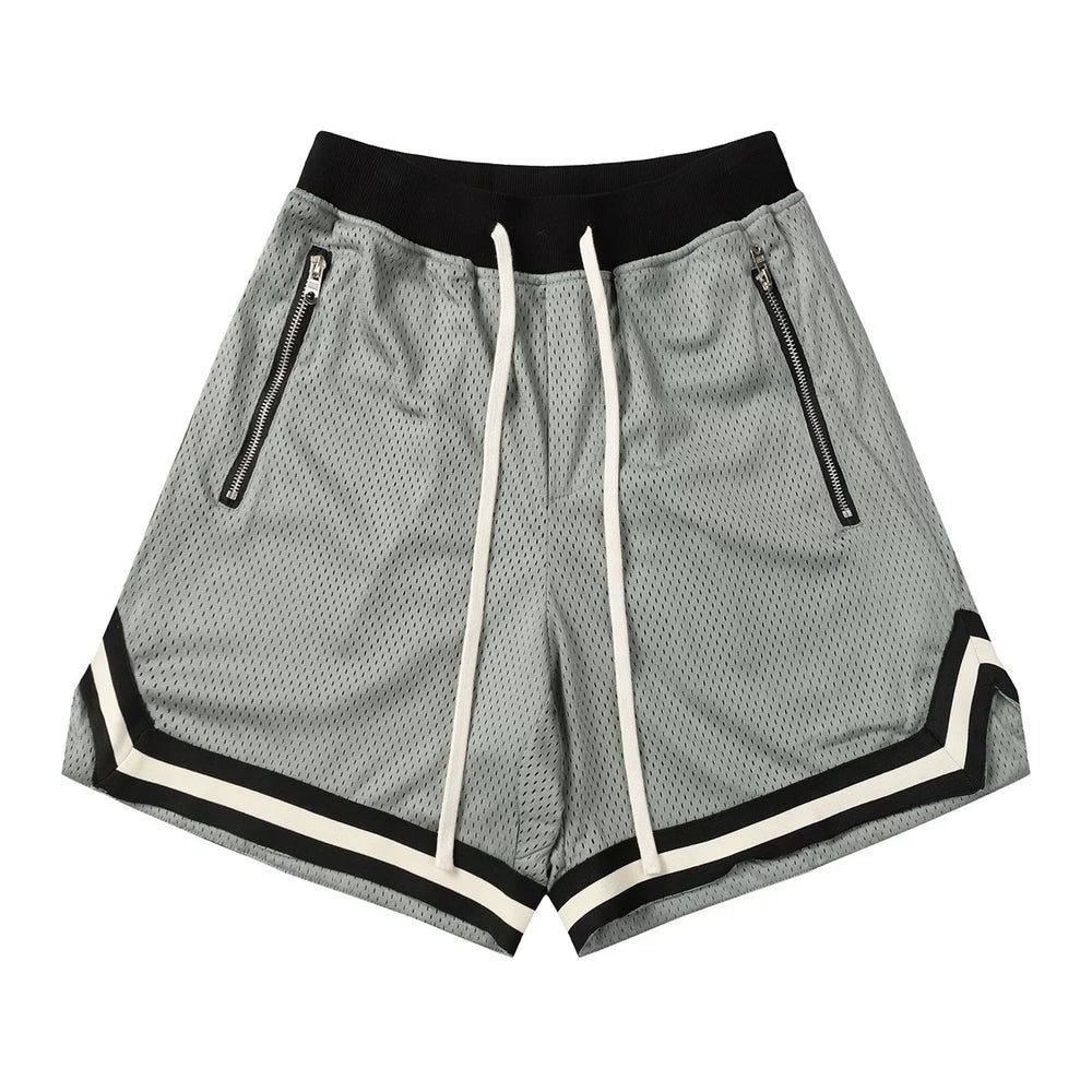 FEAR OF GOD mainline solid color mesh breathable basketball sports pants FOG high street loose casual shorts summer