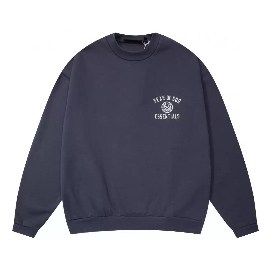 Fear Of God Essentials Badge Logo Crewneck Sweatshirt