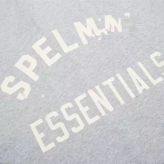 Fear of God Essentials Spelman Arch Letter Mock Neck Loose Short Sleeve T-Shirt